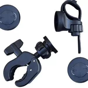 오토바이 자전거 가민 핸들바 마운트 집게 거치대 세트 고프로 호환