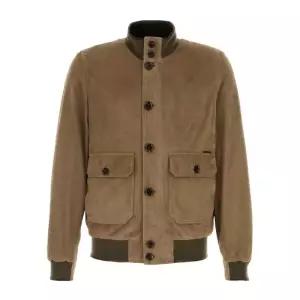 스웨이드 카를로스 봄버 재킷 CARLOSUR VISONE