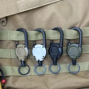 자동복귀 와이어 핀온릴 튼튼한 배지홀더 릴키링