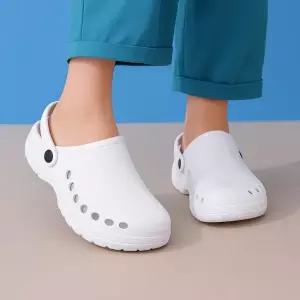 피카소 발편한 남여공용 사무실 병원 근무화 간호화 스트랩 슬리퍼 5cm