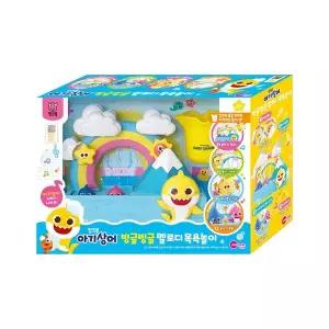 핑크퐁 아기상어 빙글빙글 멜로디 목욕놀이 욕조 장난감