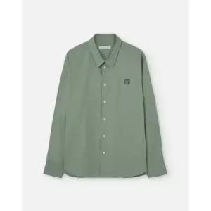 [롯데백화점]메종 키츠네 토널 폭스 헤드 패치 릴렉스 셔츠 릴렉 MM00403WC5042 0078