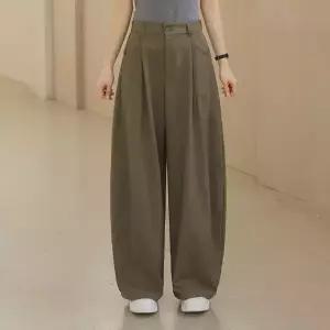 [시크폭스] 르누 핀턱 뒷밴딩 커브드 팬츠_61PT1505