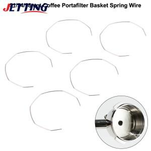 호환 로켓 커피 머신 액세서리용 5Pcs 51/54/58mm 포터필터 바구니 스프링 클립 링 와이어