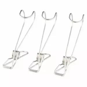 다용도 스텐 집게 수세미집게 고무장갑집게 고리