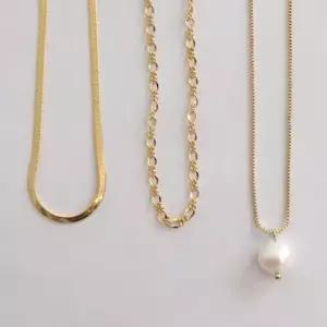 union necklace set 실버925 은목걸이 커플목걸이 여성목걸이