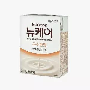 뉴케어 구수한맛 환자 균형영양식 200mlx30팩 빨대