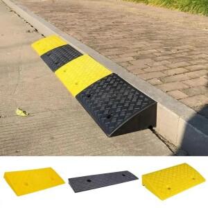 3cm 5cm 8cm 플라스틱 PVC 도로 경사로 패드 휴대호환  자동차 스텝 업힐 삼각형 매트 커브 차고 미끄럼 방