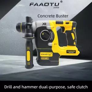 호환  FAAOTU DCH273 브러시리스 로터리 해머 DW 배터리용 2.1J 충격 에너지 360  콘크리트 벽돌 및 석재