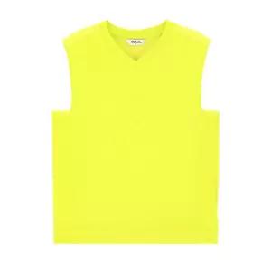 볼빅 여성 경량 하이브리드 V넥 베스트 티셔츠 VLTSP501 NG 네온그린