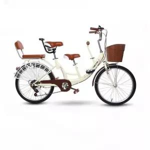 가족자전거 공원 한강 다인승 출퇴근용 클래식 접이식 동반자전거