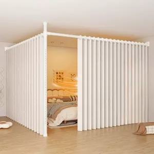 접이식커텐 자바라 욕실 파티션 칸막이 슬라이딩 도어