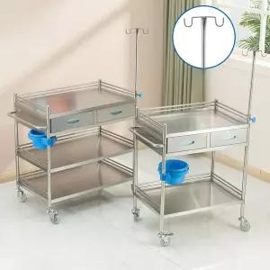 도구 스테인레스 테이블 병원폴대 카트형 피크닉 방수 선반 가스통 두꺼운 유닛