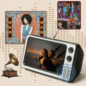 스마트폰 확대 스크린 휴대폰 확대경 아날로그 TV형/폰/받침대/거치대/화면/확대기/보드/줌/핸드폰/영화