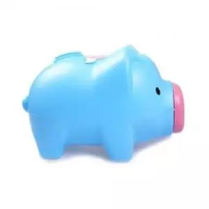 [문구/오피스] 블루 대형 저금통 인테리어 소품 돼지 동전 큰 저축통