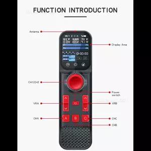 호환  HOTRC DS800 8채널 2인치 컬러 터치스크린 초장시간 대기 송신기 고정 속도 리모컨 자동차 선박 탱크
