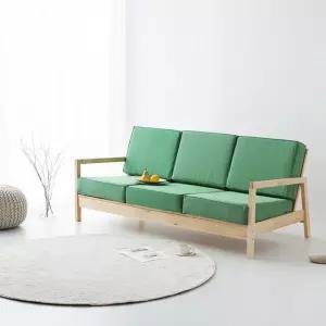 LILLBERG 3인소파 우드/그린 당일발송
