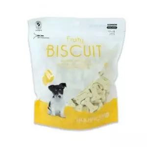 애견간식 바우와우 바나나맛 비스켓 1팩 220g 강아지비스켓 애견비스켓 애견스낵