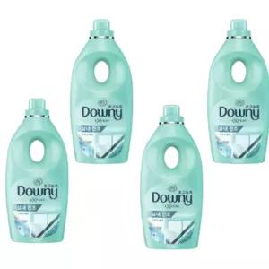 다우니 초고농축 섬유유연제 실내건조 프레시 클린 1LX4개