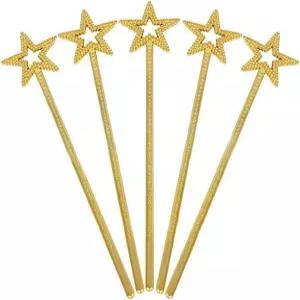 TVoip 5PCS 소녀 의상 소품 스타 매직완드 엔젤 요정완드 스틱 생일 파티 결혼식 할로윈 코스프레