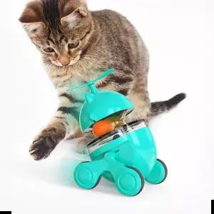 강아지오뚜기장난감 프로펠러 오뚝이 간식볼 -1 강아지 노즈워크 S 블루그린