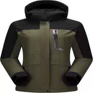 CAMEL스포츠 여성 방수 스노우 스키 재킷 코트 스노보드 단열 방풍 따뜻한 후드 플리스 겨울