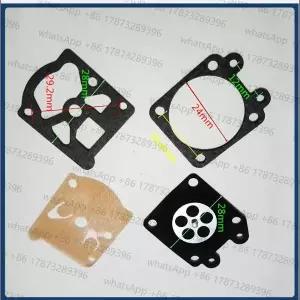 호환  WALBRO WA WT 기화기 시리즈 체인톱 3800 5200 4500 5800 45CC 5200 58CC용 켓 및 다이어프램 1세트