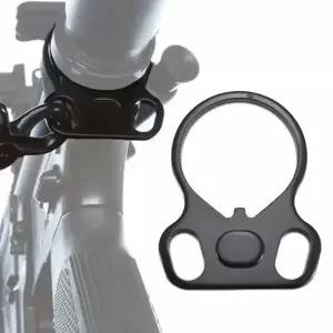 호환  Rifle End Plate 슬링 어댑터 AR-15 M4 사냥 총 용 듀얼 루프 단일 포인트 슬링 마운트 부착