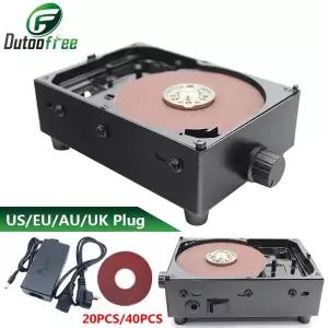 호환  12V 브러시리스 샌드페이퍼 디스크 그라인더 연마기 전기 광택기 칼갈이 20PCS40PCS 샌드페이퍼 100W