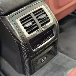 BMW 호환 X3 G01 X4 G02 G08 M40i 20i 30i F97 X4M F98 18-24 리얼카본 뒷좌석 에어컨 콘센트 교체 트림 벤