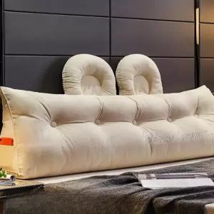 삼각 좌식 침대 헤드 다용도 대형 삼각쿠션 허리베개