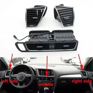 호환  Audi Q5 8R SQ5 2009-2017 AC 에어컨 콘센트 센터 에어컨 통풍구