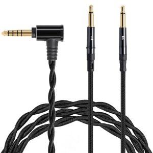 [미국배송] 히피만 순다라 HE4XX HE400SE 메제99 클래식 AH-D7200 헤드폰과 호환되는 페즐로 밸런스 케이블 WM1A NW-ZX505 디지털 음악 플레이어 4.9피트 4.4MM에서 작동합니다