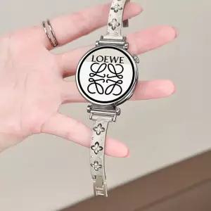 삼성 갤럭시 워치 7 슬림 클로버 팔찌 여성 큐빅 플라워 스트랩 메탈 8