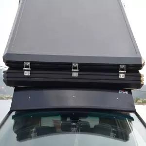 차량용 윈드가드 지붕 바람막이 가로바 스포일러 랙