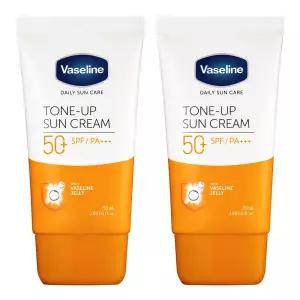 이지하우스 바세린 데일리 선케어 톤업 선크림 50ml 2개 SPF50+ PA+++ 자외선차단 716514