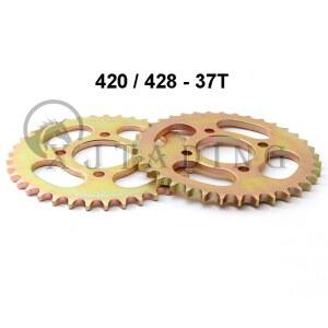 DIY 카트용 리어 체인 액세서리 428 스프로킷 피트 톱니 모페드 바이크 48MM ATV 37 오토바이 기어 모터 더트 420 쿼드