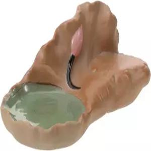 바닥과 표면을 보호하기 위한 실내 분재 화분 배수용 밀리스텐 연잎 식물 접시 트레이 8인치 세라믹 물