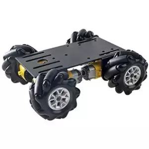 금속 프레임 4pcs TT DC 모터 60mm 메카넘 휠 아두이노/라스베리 파이용 AI ROS 로봇 모델 청소년 과학