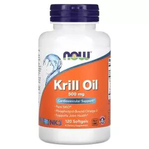 나우푸드 크릴 오일 Krill Oil 500mg 120 소프트젤
