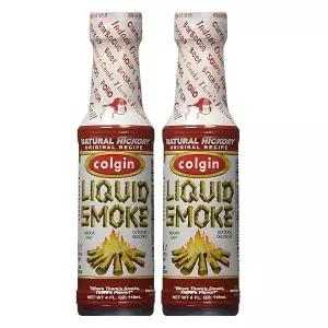 콜긴 정통 히코리 리퀴드 스모크 4온스 - 요리용 고기 소스 마리네이드를 위한 풍부하고 달콤한 스모키 맛