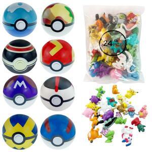 포켓몬 볼 2 3cm 피카츄 피규어 엘프 인형 애니메이션 액션 미니 소형 몬스터 포크 장난감 수집 어린이 선