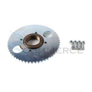 전기 스쿠터 바퀴 T8F 44T 자전거 스프로킷 54T 포켓 프리휠 체인 볼트 기어 먼지 어댑터 드라이브