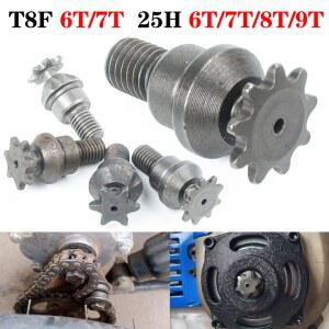 오토바이 25H T8F 9T 체인 스프로킷 클러치 47CC 2행정 모토 포켓 프론트 미니 엔진 바이크 기어 박스 49CC 드럼 부품