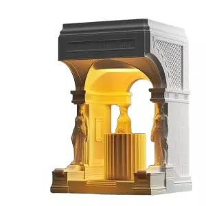 로마 캔들워머 그리스 신전 수면등 기둥 그리스신전