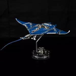 메탈퍼즐 탁상용 만타가오리 퍼즐 베이스포함 탁상 조립식 상어동상 키덜트