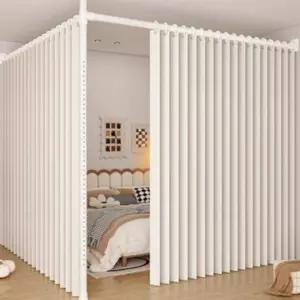 무타공 공간분리 파티션 가벽 거실 행거형 셀프 접이식 인테리어 칸막이 가림막