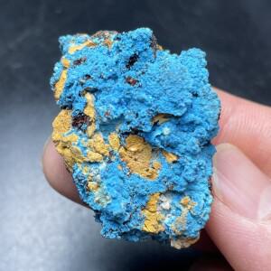 천연 콩고 블루 Shattuckite 광석 표본 치유 스톤 크리스탈 컬렉션 미네랄 홈 장식