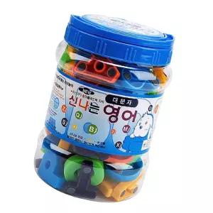 블루투야 세트 1통 팬시 영어놀이 자석공부 문구 대문자