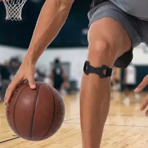 슬개골 밴드 운동용 슬개건 스포츠 실리콘 무릎 보호대 조절형 충격완화 야구